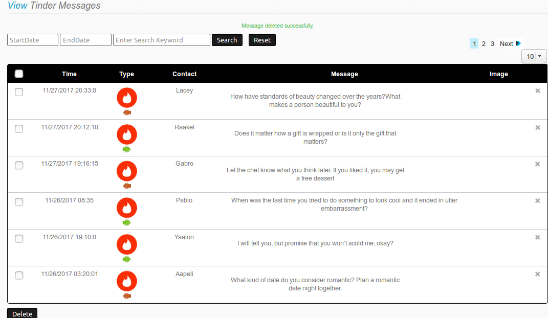 Monitoring apps