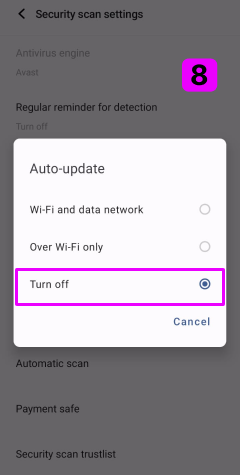 Disable Anti-Virus for Vivo – TiSPY Android install guide (8/8)
