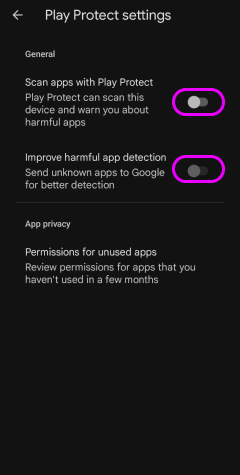Disable Google Play Protect – TiSPY Android install guide (4/4)