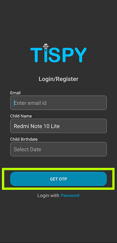Signup / Login and Configure TiSPY – TiSPY Android install guide (3/14)
