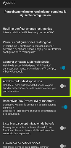 Registro / Inicio de sesión y Configurar TiSPY – TiSPY Android install guide (10/14)