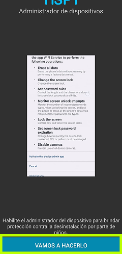 Registro / Inicio de sesión y Configurar TiSPY – TiSPY Android install guide (11/14)