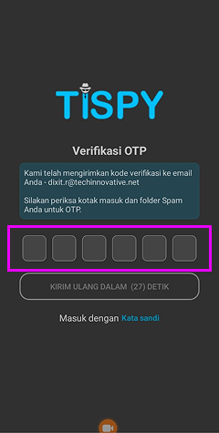 Daftar / Masuk dan Konfigurasikan TiSPY – TiSPY Android install guide (4/14)