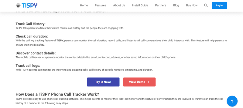 Tispy call tracker Block Spam Calls On Kid Phones