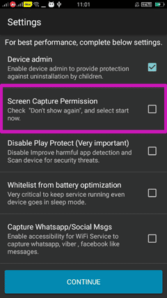 Check Capture Whatsapp/Social Msgs