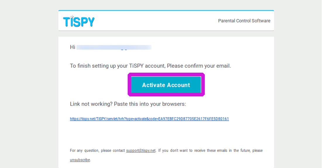 Activate Account On Tispy