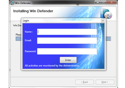 Log into Installer