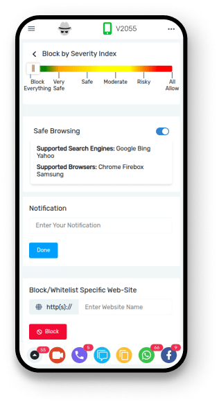 Content filter and web blocking