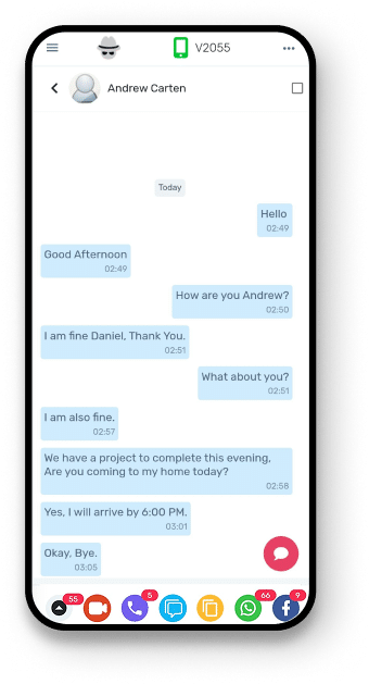 Facebook chat tracker