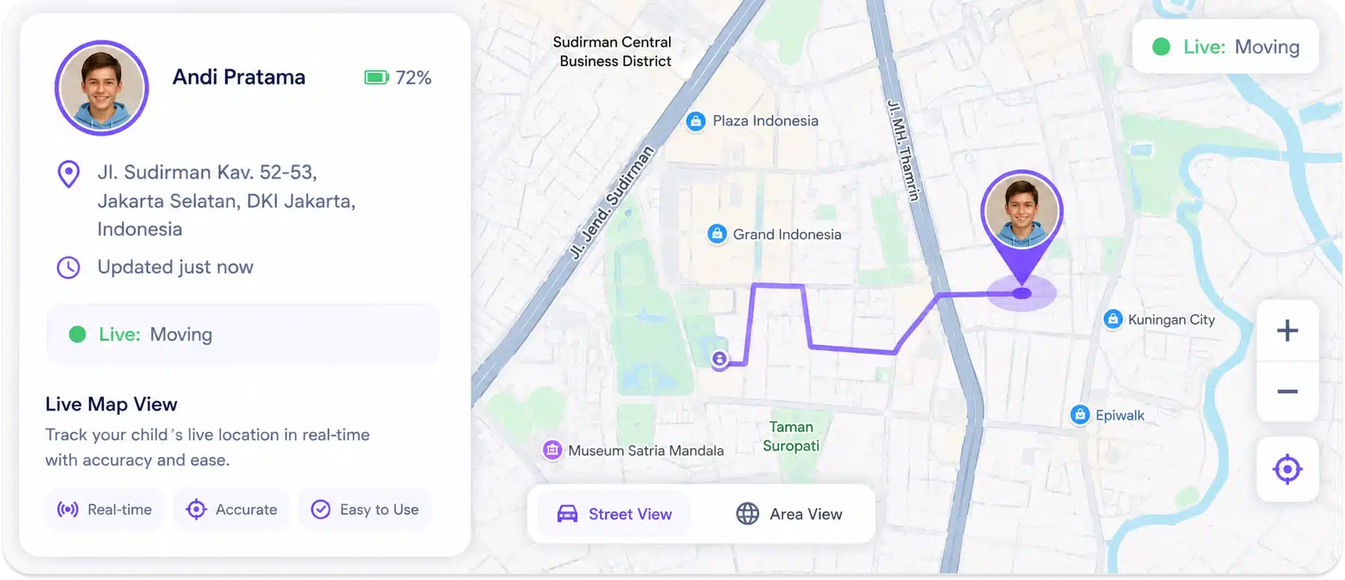 Live Map View from Your Dashboard