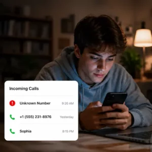 Monitor Frequent Calls from Unknown Numbers