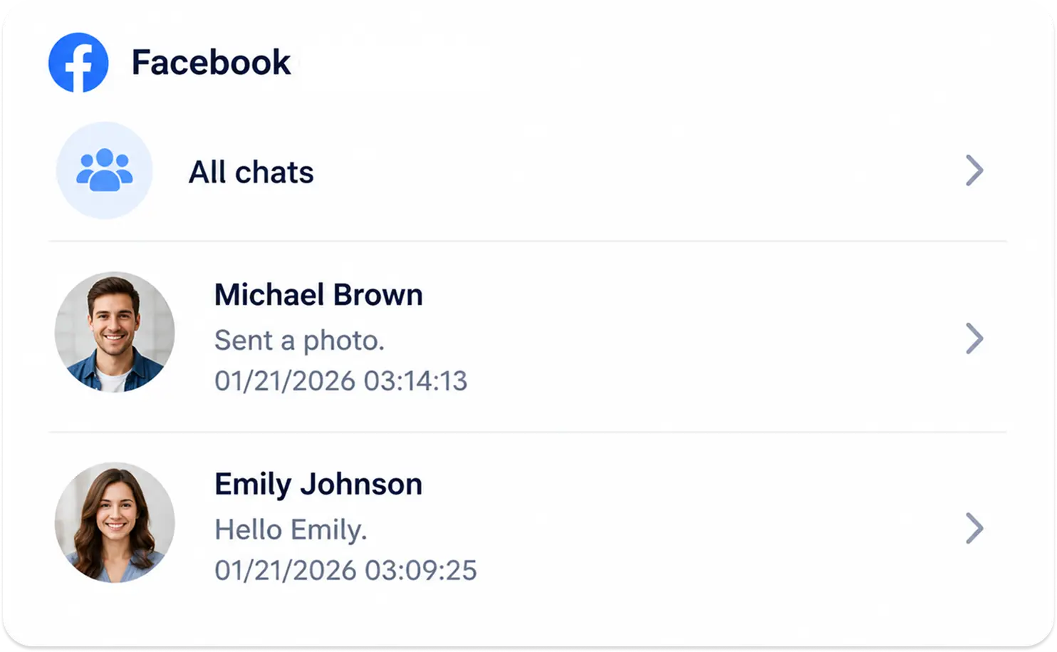 Read Facebook Messenger Conversations