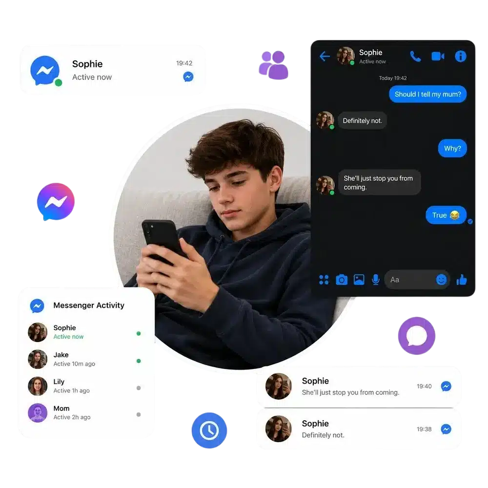 TiSPY Facebook Messenger Trackers