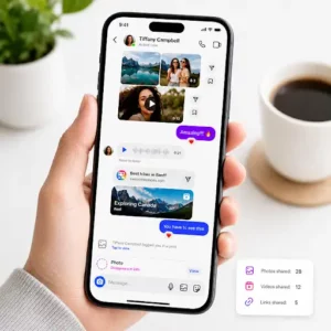 View Shared Media & Chats