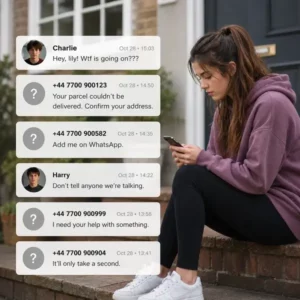 Detect Unknown Messaging Activity