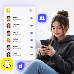 Monitor snapchat friend list using snapchat tracker