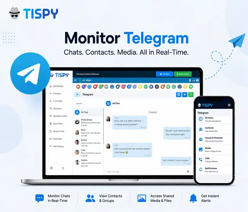 Monitor Your Child’s Telegram Activity