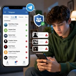 Track harmful groups harassment and illegal content using telegram monitoring tracker