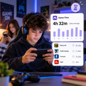 Track daily game hours using game hours tracker