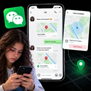Track real time location of your kids using we chat tracker