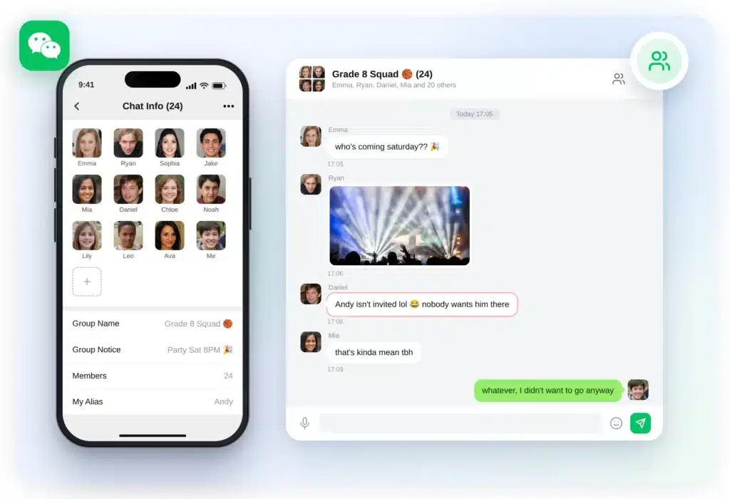 Monitor WeChat Group ChatsMonitor WeChat Group Chats