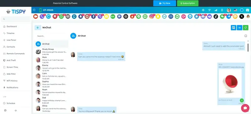 WeChat Tracking With Parental Monitoring Tools