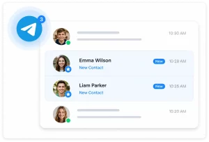 Track Telegram Contacts & New Connections