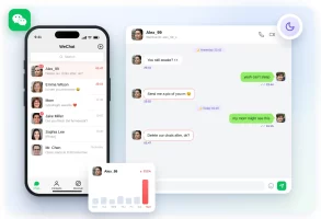 Track WeChat Contacts and Timestamps